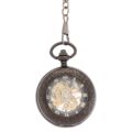 Dark Random Ring Half Hunter Pocket Watch