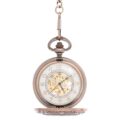 Brass Antique Finished Half Hunter Pocket Watch