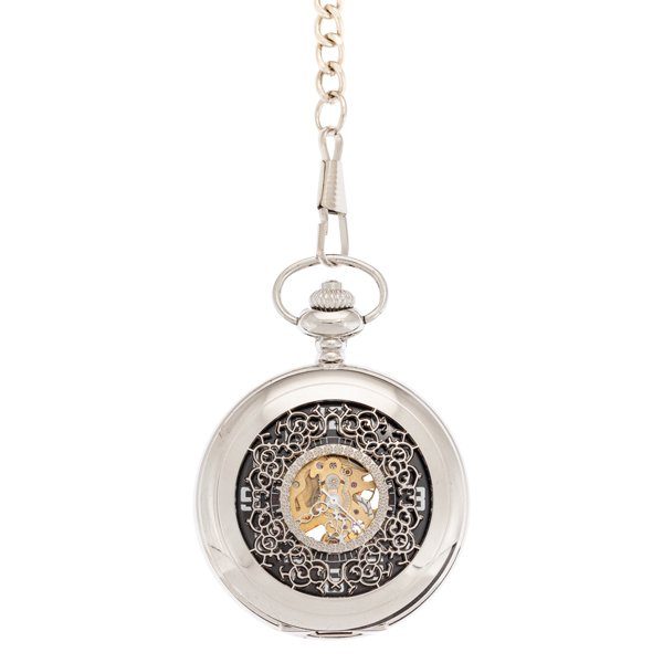 Silver Ringlet Half Hunter Pocket Watch