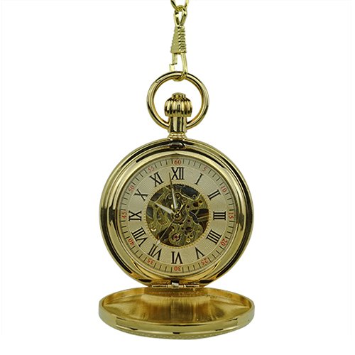 Gold Vintage Car Hunter Fob Watch Gold Vintage Car Hunter Fob Watch