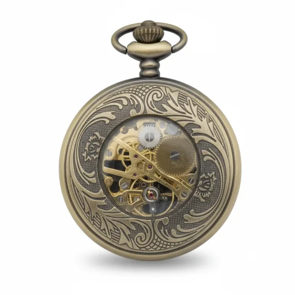 FAC-029-pocket-watch-1 Dagger Half Hunter Pocket Watch