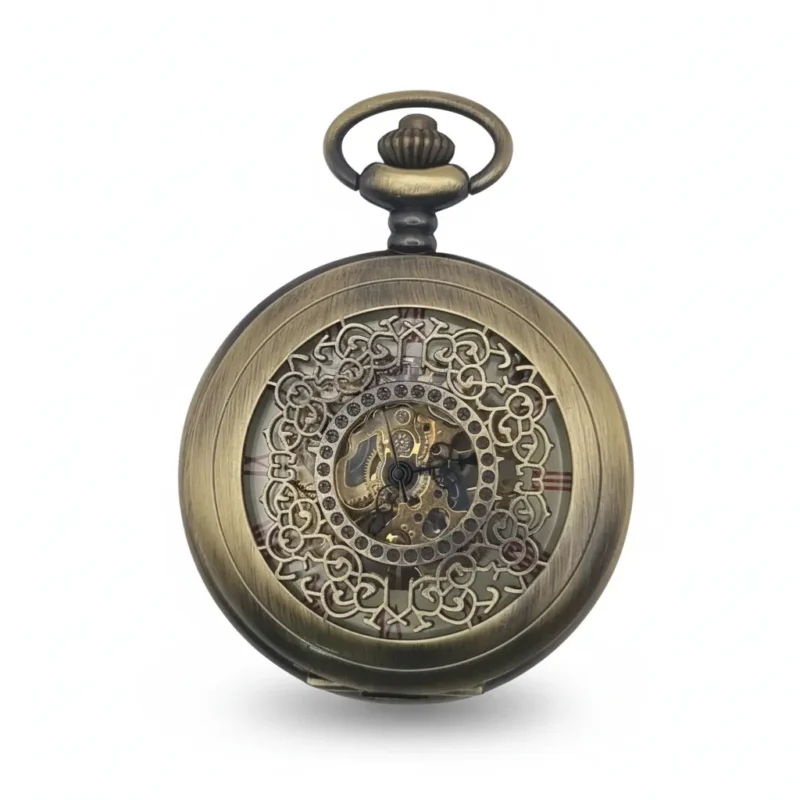 Brass Ringlet Half Hunter Pocket Watch pocket watch