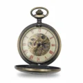 Brass Ringlet Half Hunter Pocket Watch