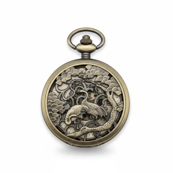 Brass Flamingo Pocket Watch pocket watch