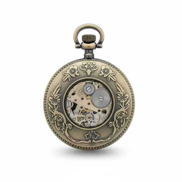 FAC-048-pocket-watch-1 Brass Ringed Pocket Watch | Groom & Co