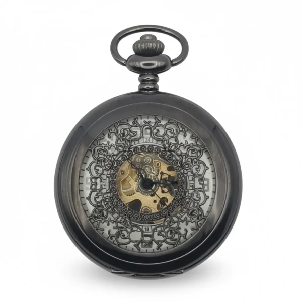 FAC-055-pocket-watch-2 Glow Faced Half Hunter Pocket Watch pocket watch