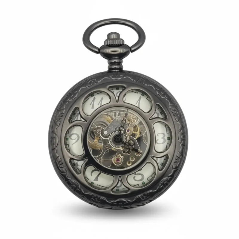 Daisy Flower Half Hunter Pocket Watch | Groom & Co