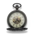 Daisy Flower Half Hunter Pocket Watch