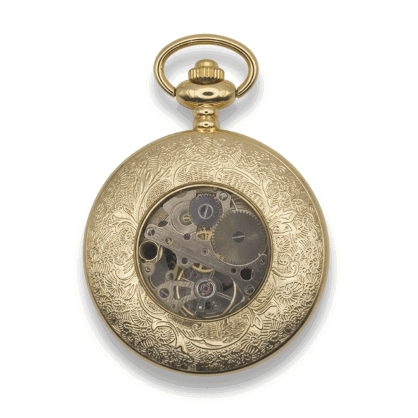 FAC-074-pocket-watch-2 Gold Ringlet Half Hunter Pocket Watch