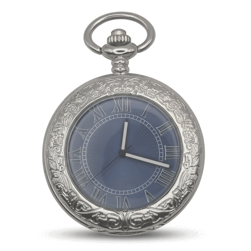 Black Faced Half Hunter Pocket Watch pocket watch