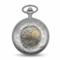 Black Faced Half Hunter Pocket Watch
