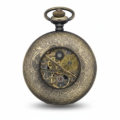 Brass Four Dagger Half Hunter Pocket Watch