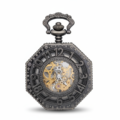 Black Octagon Half Hunter Pocket Watch pocket watch