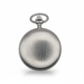 Brushed Silver Hunter Fob Watch