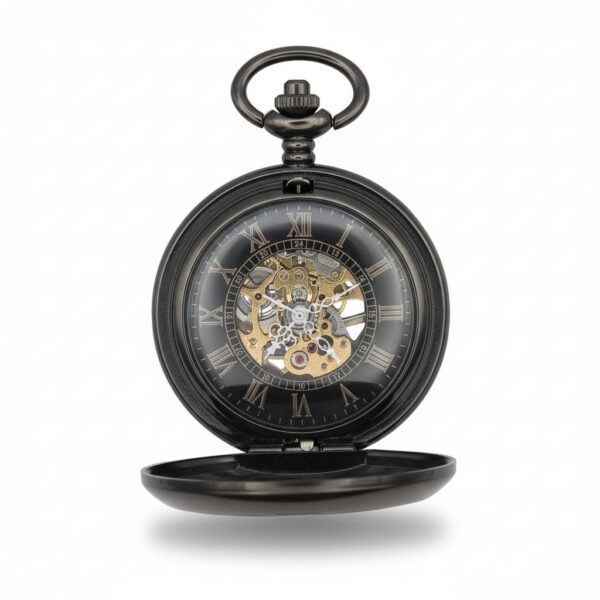 FAC135-pocket-watch-3 Black Pocket Watch