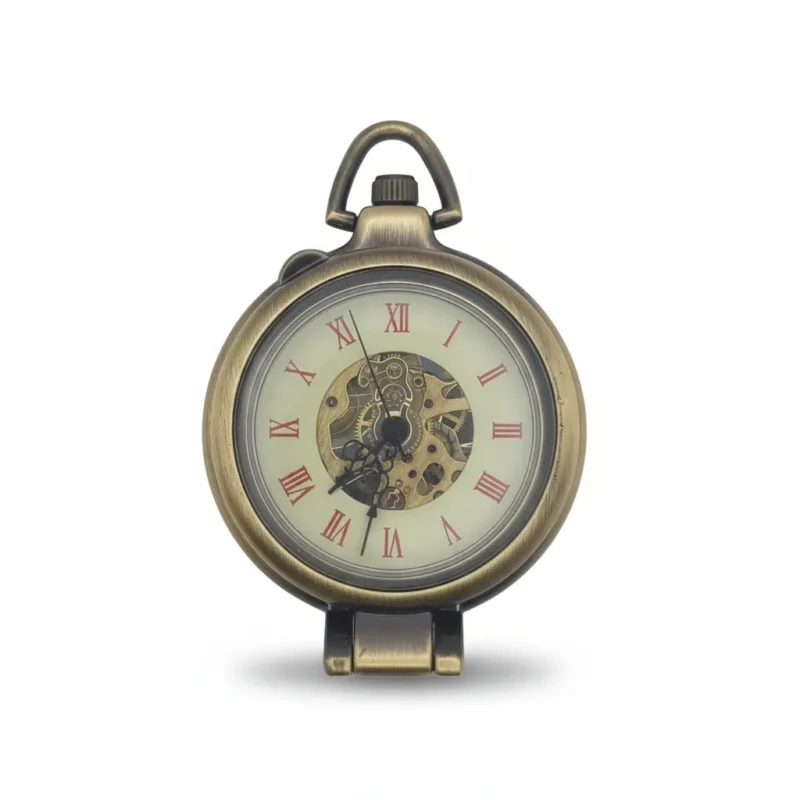 Polished Gold Half Hunter pocket watch