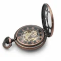 Flower Half Hunter Pocket Watch