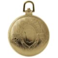 Gents 41mm Gold Plated Swiss Quartz Pocket Watch