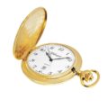 Gents 41mm Gold Plated Swiss Quartz Pocket Watch