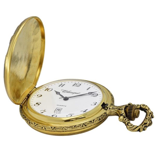 8024G-NUM-inside92-800x800 Gents 48mm Pewter Antique Gold Plated “Sailing Boat” Swiss Quartz Pocket Watch