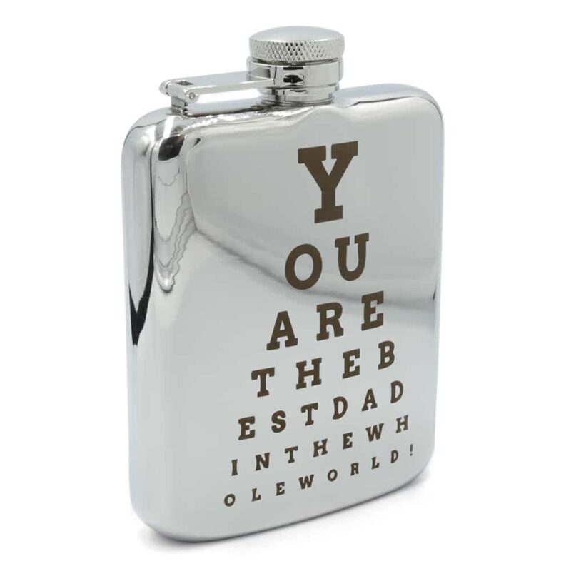 Best Dad 6oz Hip Flask | Father of the Groom Gift