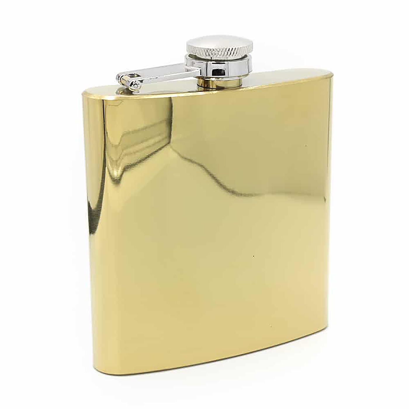 Gold 6oz Hip Flask | Groomsman Gift